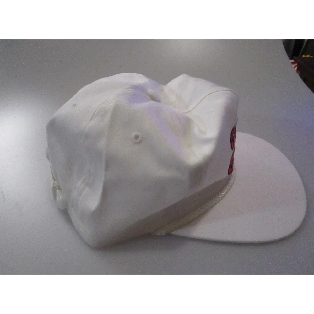 Gold Coast Hat Cap‎ Snapback White Yupoong Rope Vintage 80s